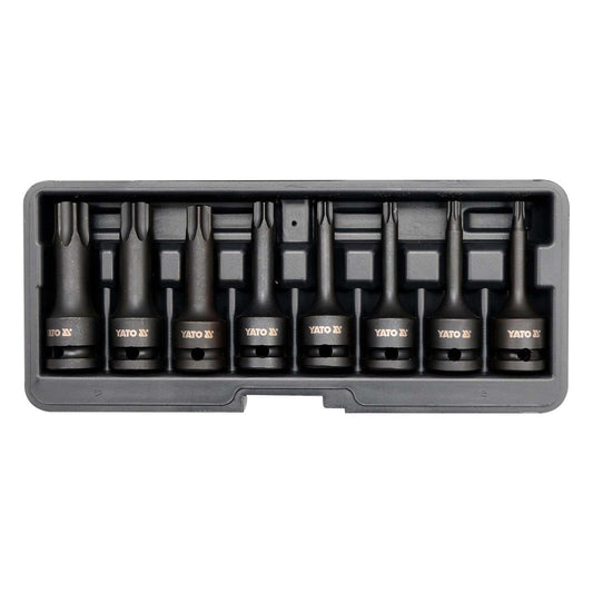 Juego de dados de impacto Torx 1/2'', 8 pzas. - Yato - Herram.cl