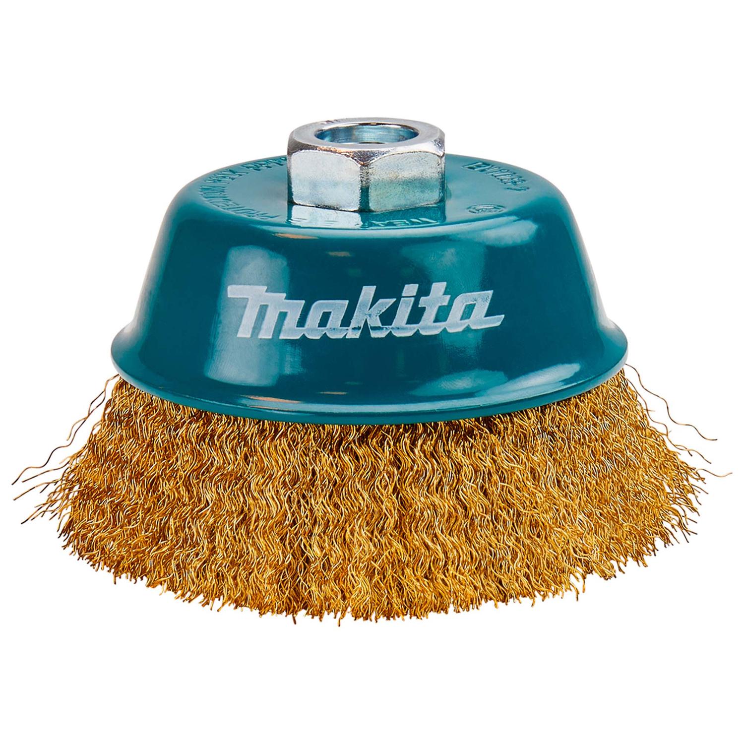 Grata Copa Latón Rizado 4'' (100x0,3mm) / M14 - Makita - Herram.cl