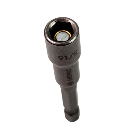 Pack 10 Llaves de Vaso magnético 5/16''x65mm - HEMIC - Herram.cl