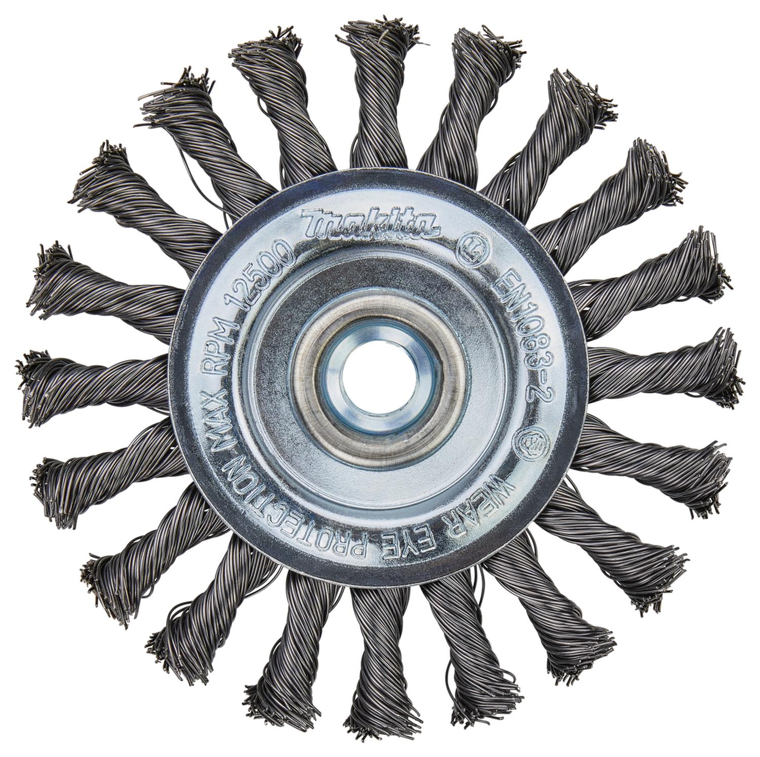 Grata Circular Plana Acero Trenzada 115x0,5mm / M14 - Makita - Herram.cl