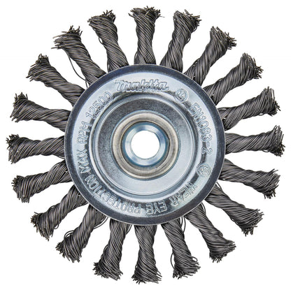 Grata Circular Plana Acero Trenzada 115x0,5mm / M14 - Makita - Herram.cl