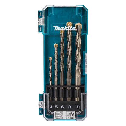 Juego de Brocas Para Concreto (4 - 10mm) 5 Pzas - Makita - Herram.cl
