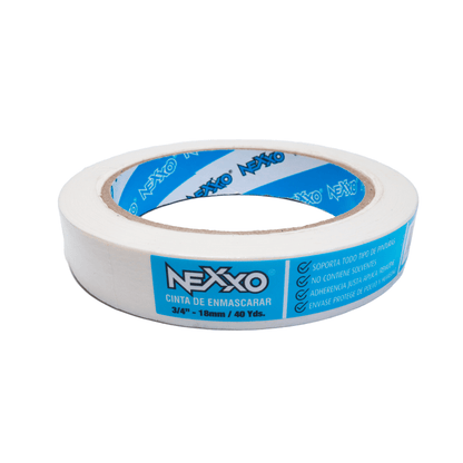 Cinta de Enmascarar 18mm x 38,4m - Nexxo - Herram.cl