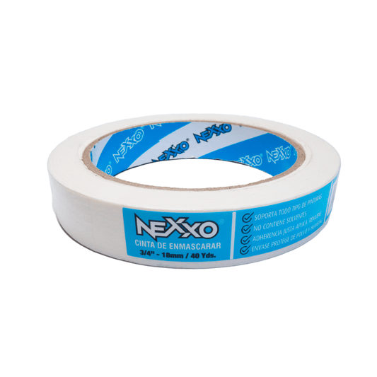 Cinta de Enmascarar 18mm x 38,4m - Nexxo - Herram.cl