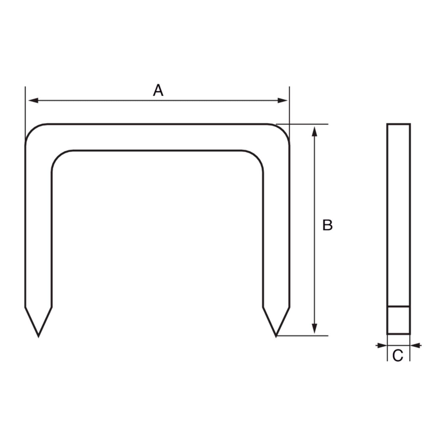 Grapas Heavy Duty 6mm 1.000 Pzas - Irimo - Herram.cl