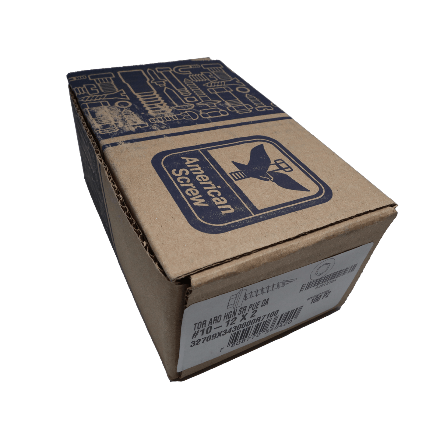 Tornillo Techo Espada 10 - 12 X 2'' 100uds. American ScreW - Herram.cl