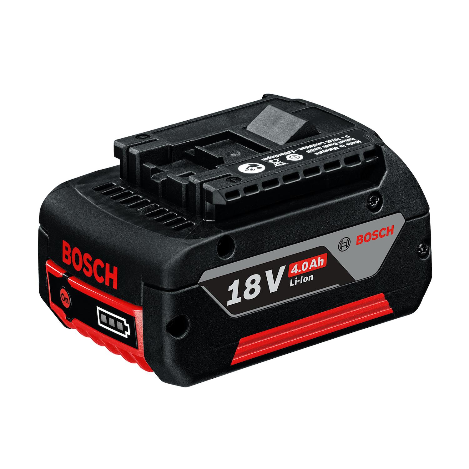 Kit Bosch 2 Baterías 18V 4,0 Ah + Cargador GAL 18V - 40 Bivolt - Herram.cl